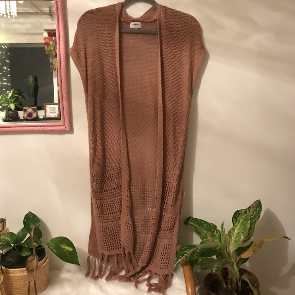 Long boho cover up